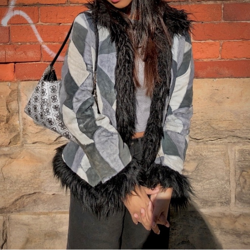 Afghan Fur Trim Vintage Jacket